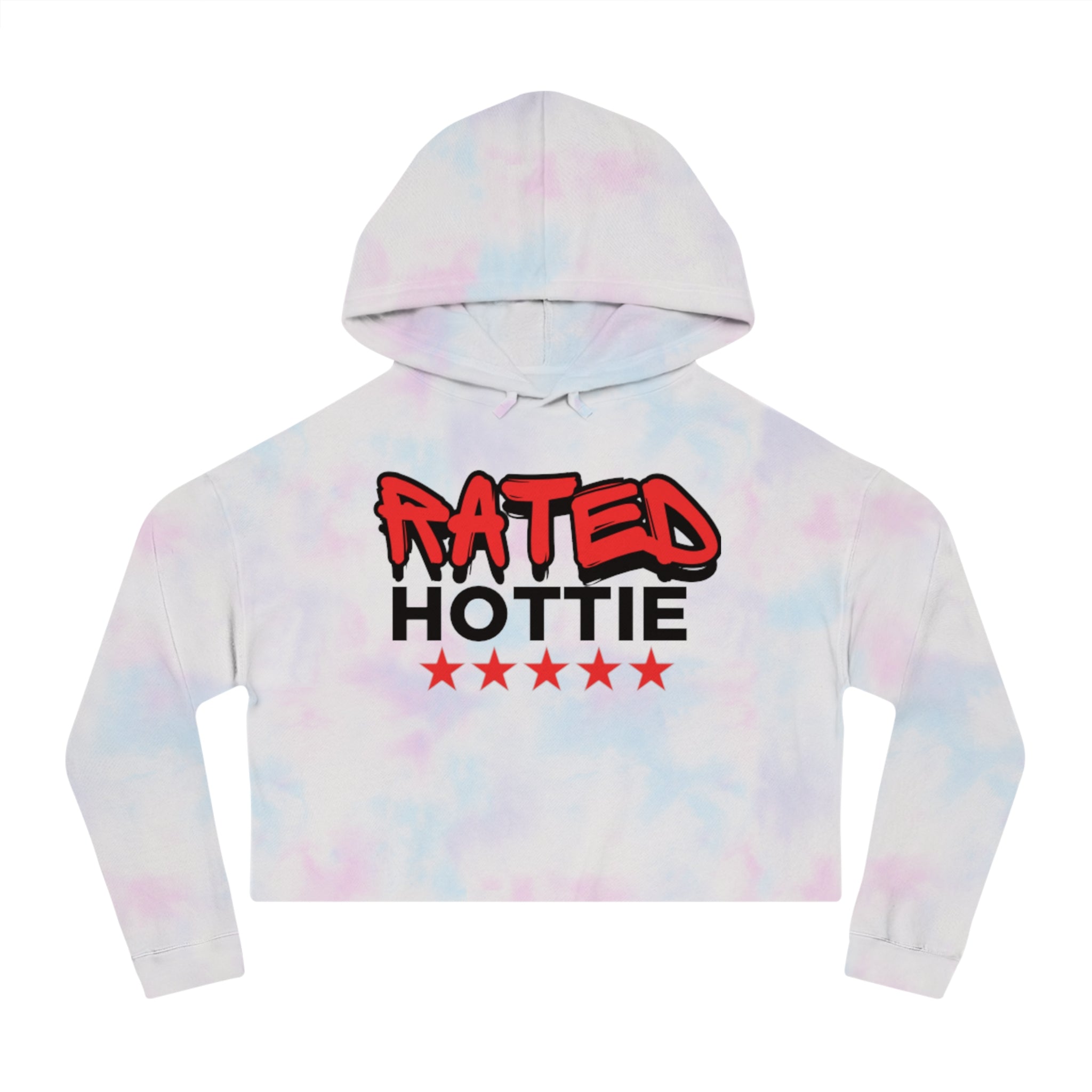 Rated Hottie Cropped Hooded Sweatshirt