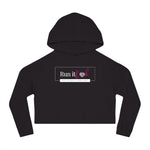 Load image into Gallery viewer, Run it Back Cropped Hooded Sweatshirt
