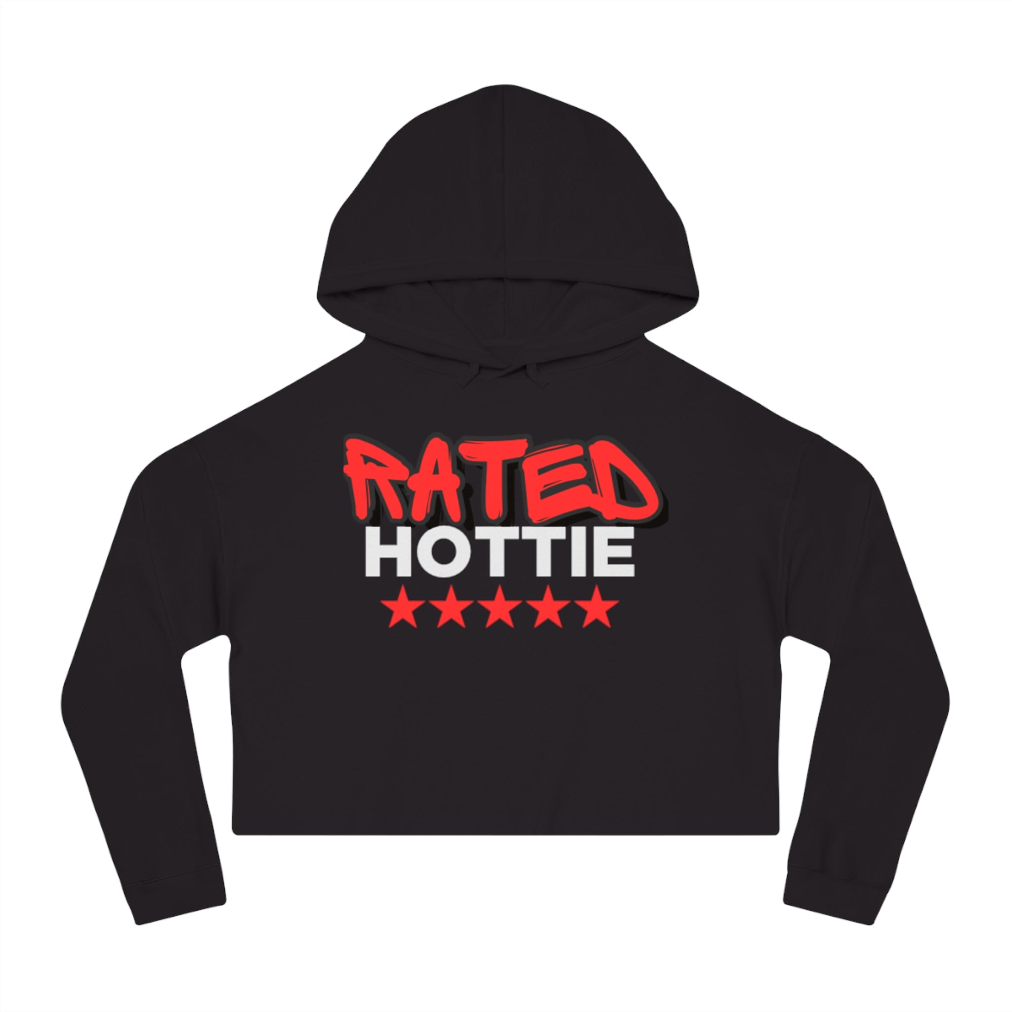 Rated Hottie Cropped Hooded Sweatshirt