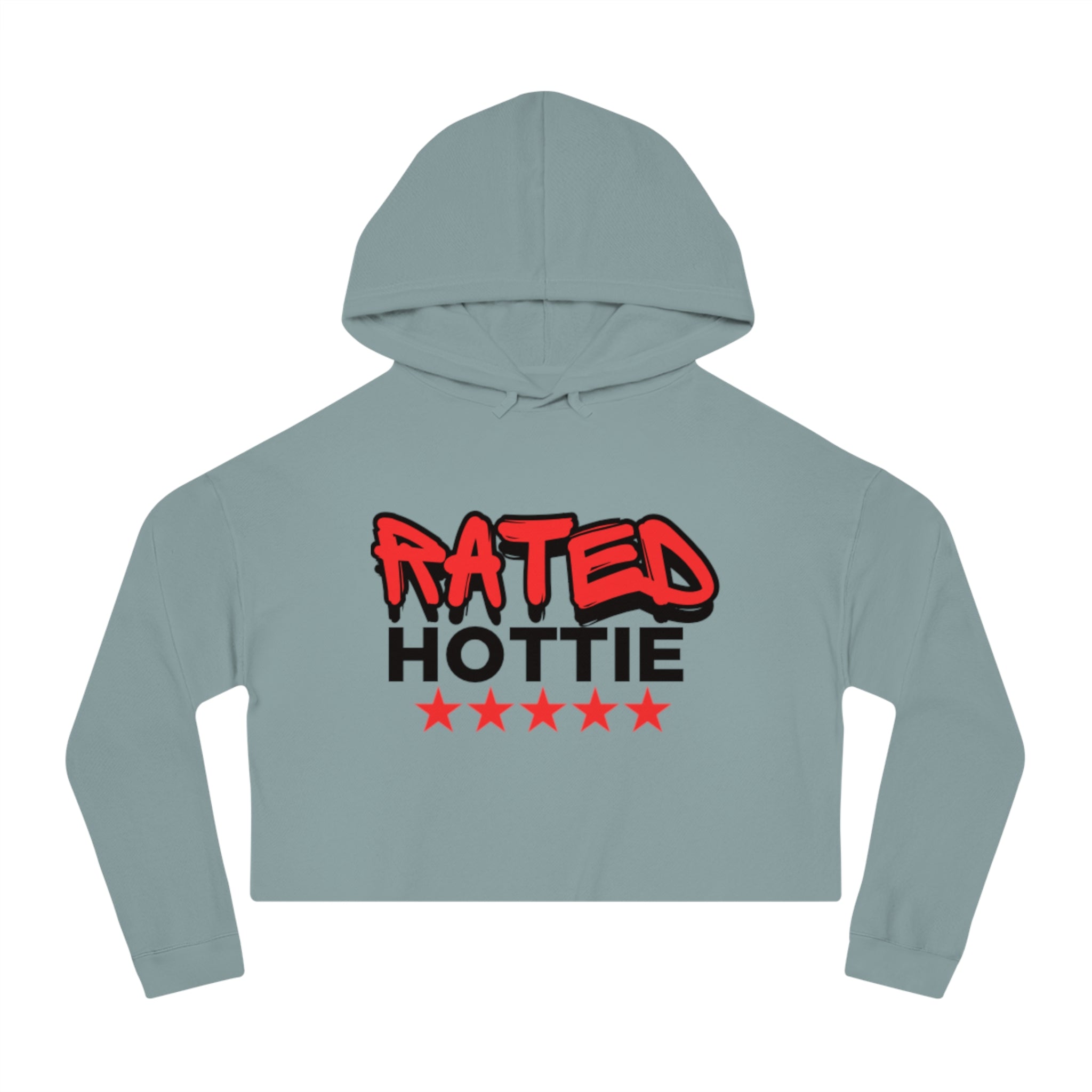 Rated Hottie Cropped Hooded Sweatshirt