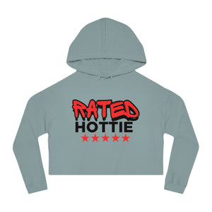 Rated Hottie Cropped Hooded Sweatshirt