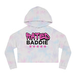 Load image into Gallery viewer, Rated Baddie Cropped Hooded Sweatshirt
