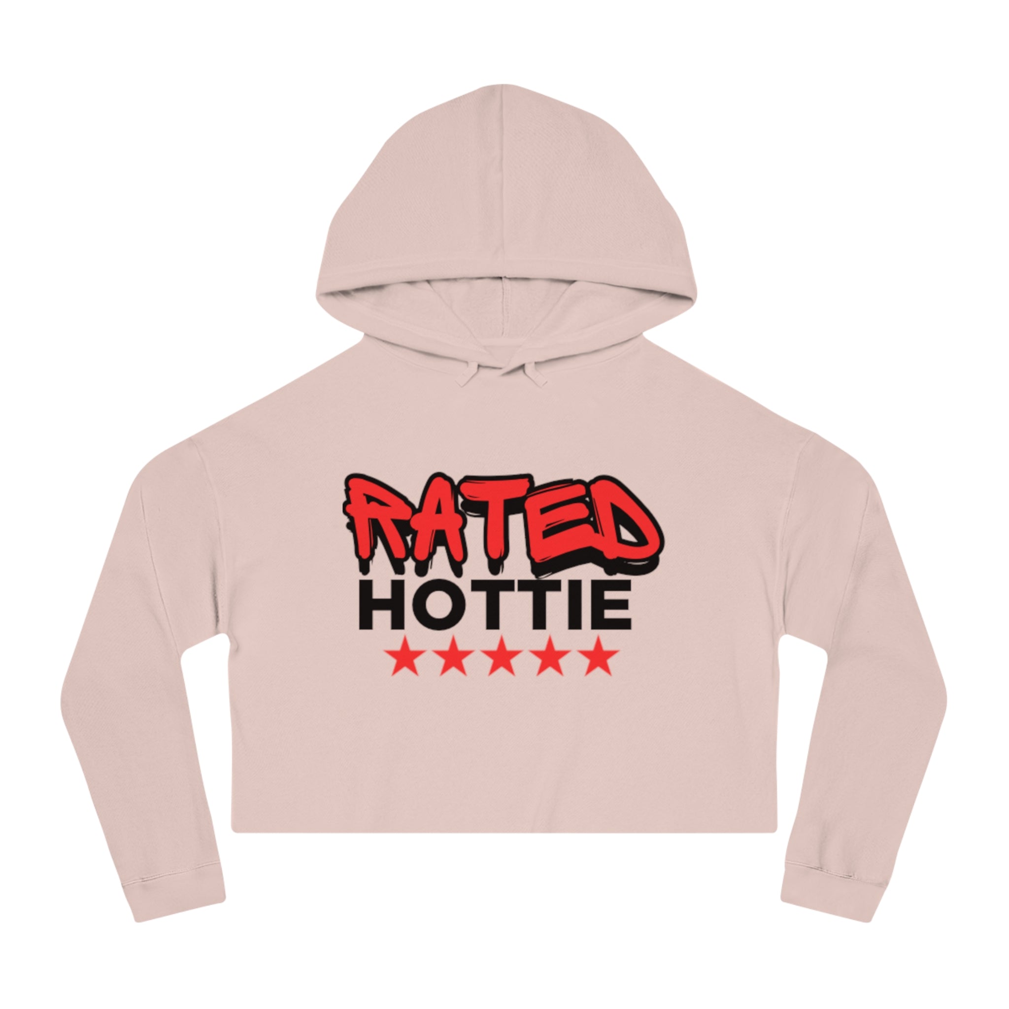 Rated Hottie Cropped Hooded Sweatshirt