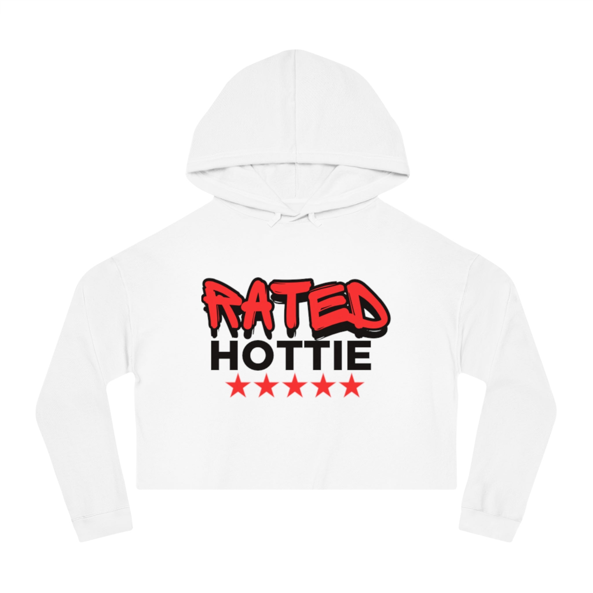 Rated Hottie Cropped Hooded Sweatshirt