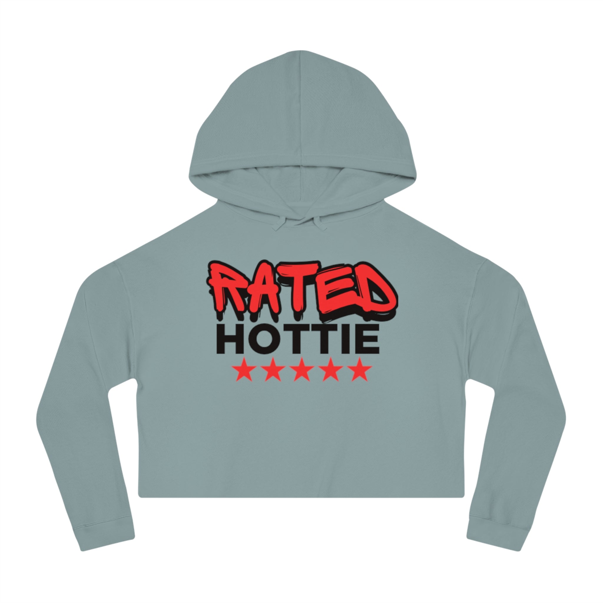 Rated Hottie Cropped Hooded Sweatshirt