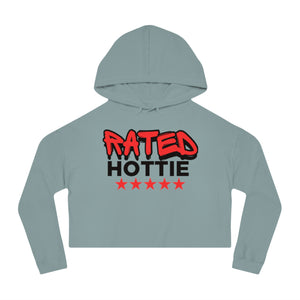 Rated Hottie Cropped Hooded Sweatshirt