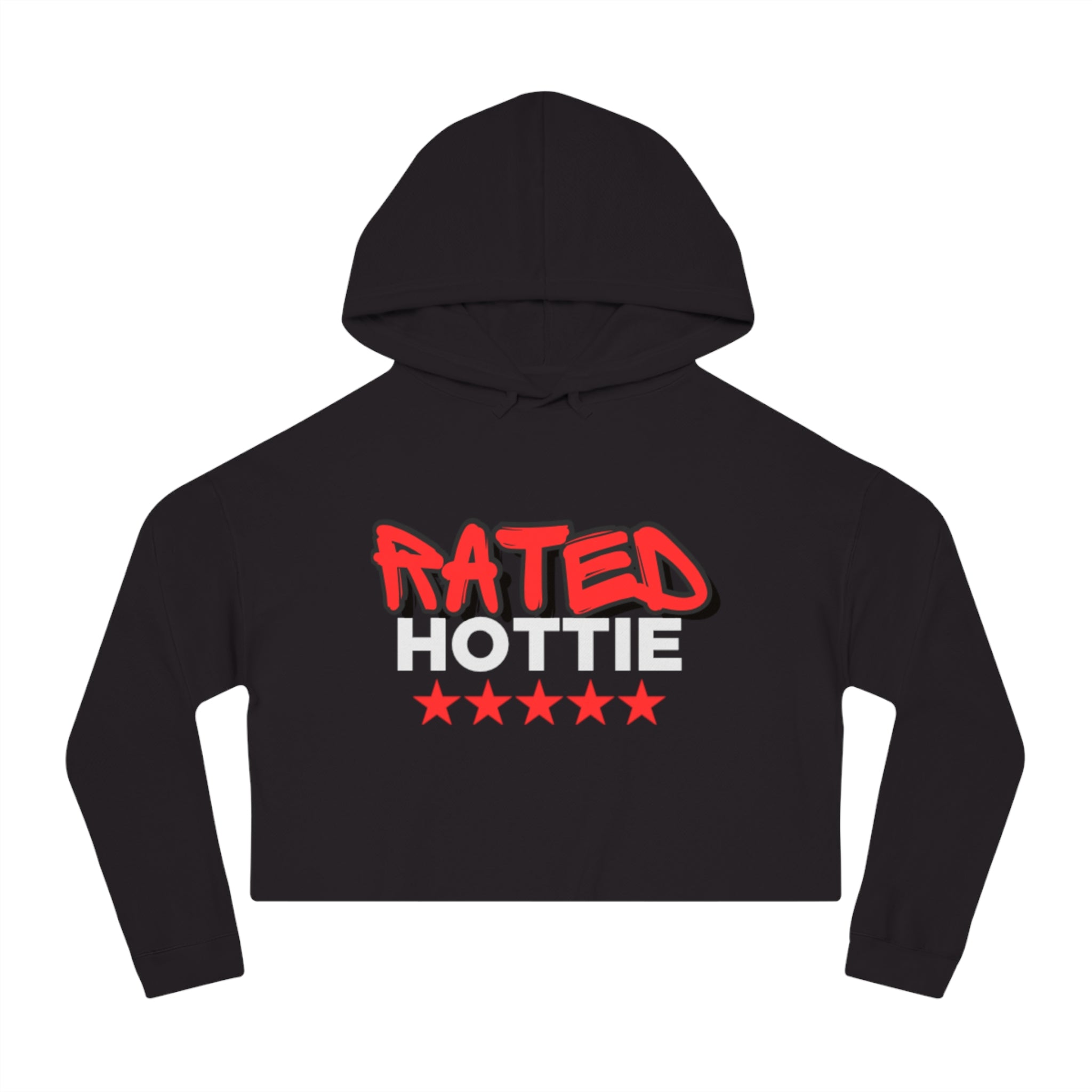 Rated Hottie Cropped Hooded Sweatshirt