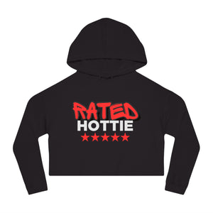 Rated Hottie Cropped Hooded Sweatshirt