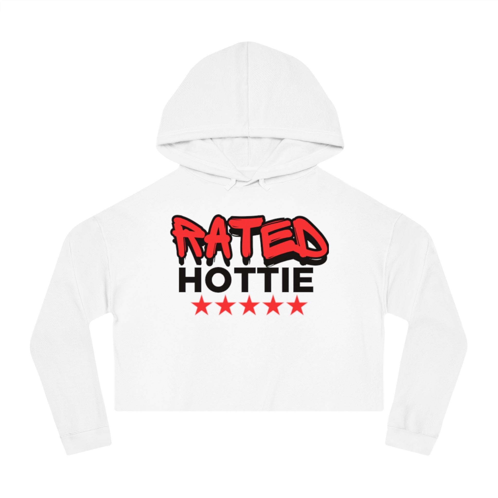 Rated Hottie Cropped Hooded Sweatshirt