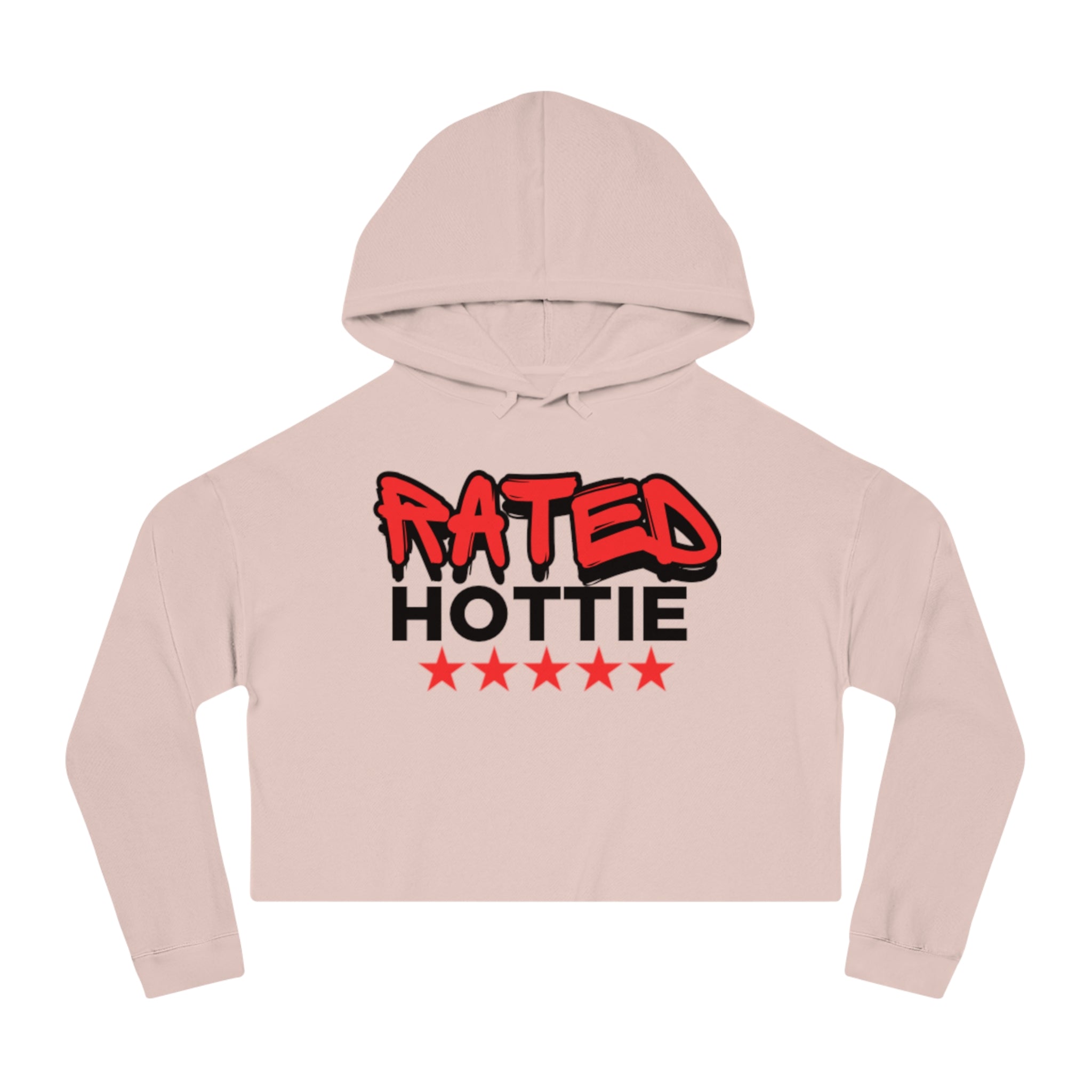 Rated Hottie Cropped Hooded Sweatshirt