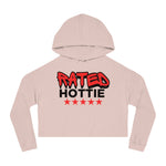 Load image into Gallery viewer, Rated Hottie Cropped Hooded Sweatshirt
