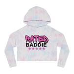 Load image into Gallery viewer, Rated Baddie Cropped Hooded Sweatshirt
